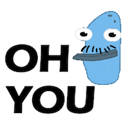 Doodling_Peacock aww stop it oh you chum Sticker
