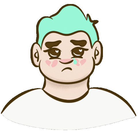 Sad Sticker