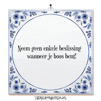 Wijsheid Spreuk Sticker by Tegelspreuken.nl