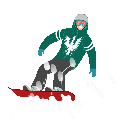snowcard_tirol snow winter vacation ski Sticker