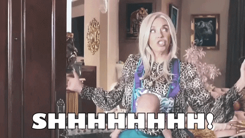 saquanstimpson-cunningham quiet flo sleeping baby shhhhhhhh GIF