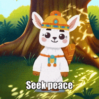 Sun Peace GIF by Llamaozi
