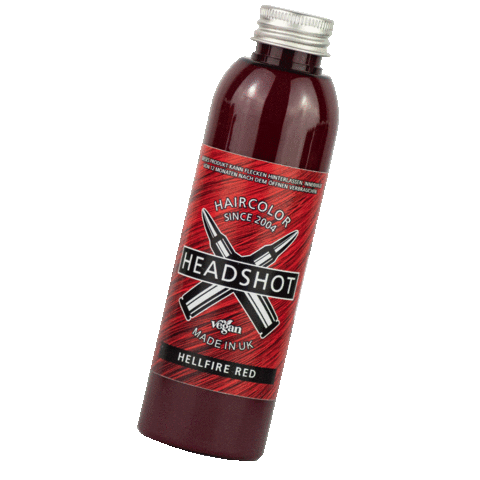 Red Hair Energy Sticker by Headshot Haarfarbe