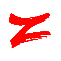 zonehungary streetwear zone zonehungary zred Sticker