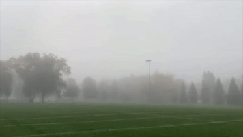 Fog Shrouds Minnesota's Twin Cities