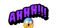 Shocked Scared Sticker by Woman Willionaire