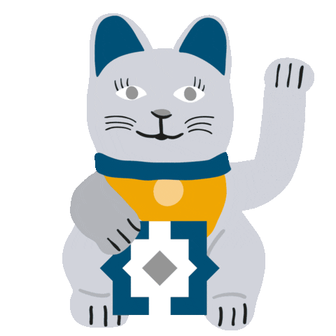 cs_tudarmstadt good luck computer science lucky cat informatik Sticker