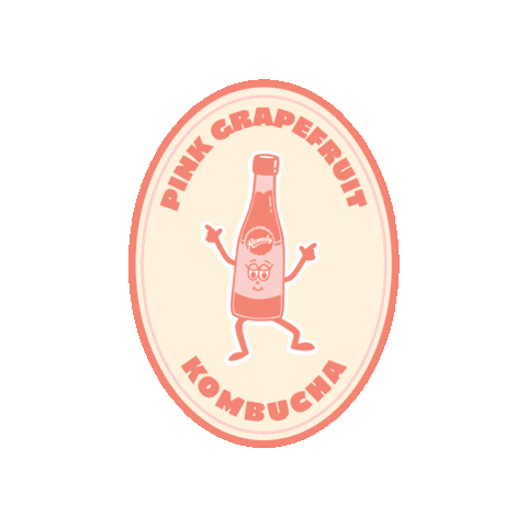 Pink Grapefruit Sticker by Remedy Drinks