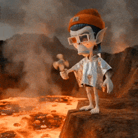 Fire This Is Fine GIF by Moonie