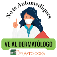 dermatologika Cuidado medico piel dermatologo Sticker