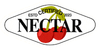 nectarthelabel fun stickers fruit organic Sticker