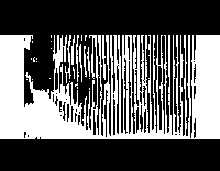 black lines eyes STICKER by TraceLoops