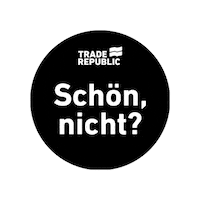 TradeRepublic tv trading tvc finanzen Sticker