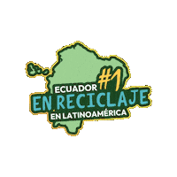 GiraReciclajeEc ecuador planeta reciclaje savetheplanet Sticker