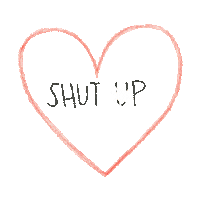 shut up STICKER by imoji