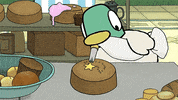 cake decorate GIF by Sarah & Duck
