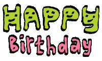 Happy Birthday Sticker