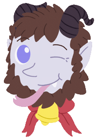 Christmas Demon Sticker