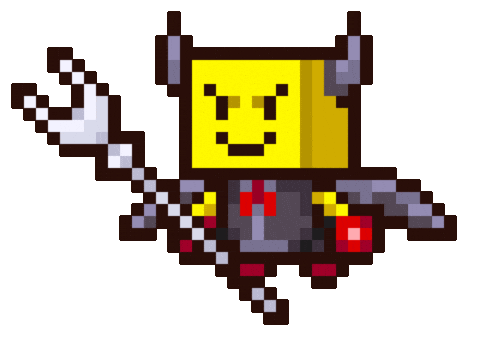 Demon 8Bit Sticker