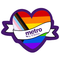 Pride Lgbt Sticker by Metro by T-Mobile
