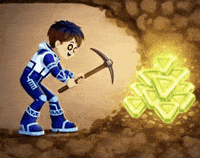 pkxdboy pkxd pkxd boy mining gems GIF
