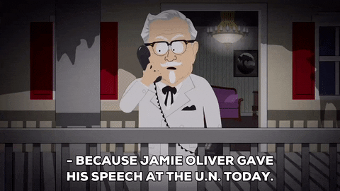 inquire colonel sanders GIF by South Park 