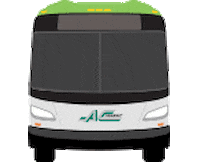 rideact bus oakland public transit ac transit Sticker