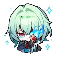 Mihoyo Posing Sticker