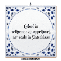 Geluk Gezelligheid Sticker by Tegelspreuken.nl