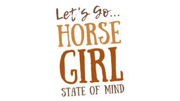 Lets Go Horse Sticker by Saddle and Sage