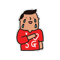 National Day Crying Sticker by The Singaporean Dream