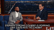 stephen colbert tyrone GIF by The Late Show With Stephen Colbert