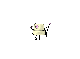 Eryk_Kmiecik pink walk tagging fatcap Sticker