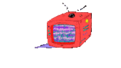 Television Glitch Sticker by La Sebas