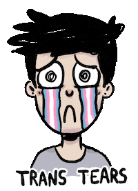 Sad Rainbow Sticker by Sow Ay