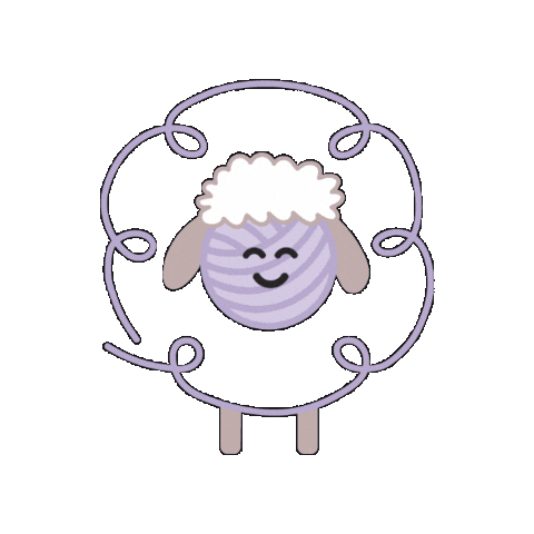 Crochet Knit Sticker by Hobbii