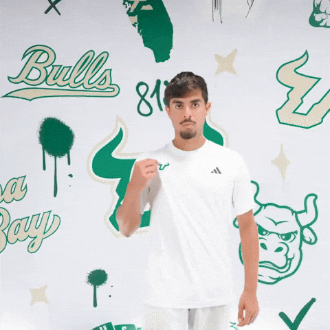 South Florida Tennis GIF by USF Athletics
