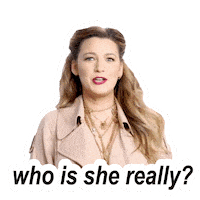 Who Is She Sticker by Blake Lively Fan