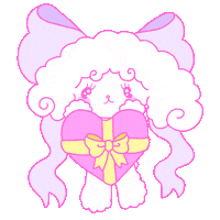 Heart Pink Sticker by cait robinson