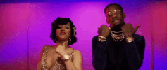 lick offset GIF by Cardi B