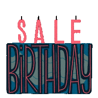 Happy Birthday To You Sticker by AlwaysBeColoring