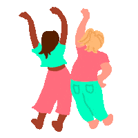 Happy Dance Sticker by marielulu_h