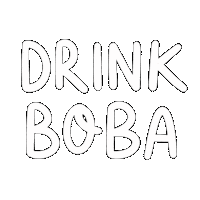 Bubble Tea Illustration Sticker