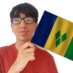Holding Independence Day Sticker