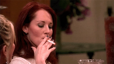 Real Housewives Of Beverly Hills Smoking GIF