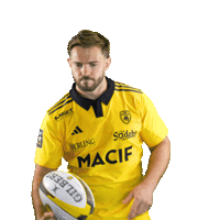 Rugby Lespiaucq Sticker by Stade Rochelais