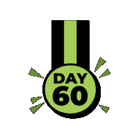 hopethemission 90 day challenge 90daychallenge 50in90 90 day mission Sticker