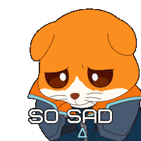 Sad Hamster Sticker by Hamieverse