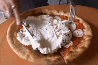 pizza cheese GIF by Gifs Lab