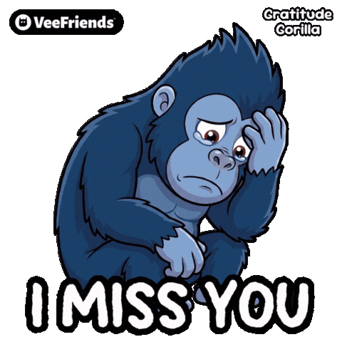 Sad Miss You Sticker by VeeFriends